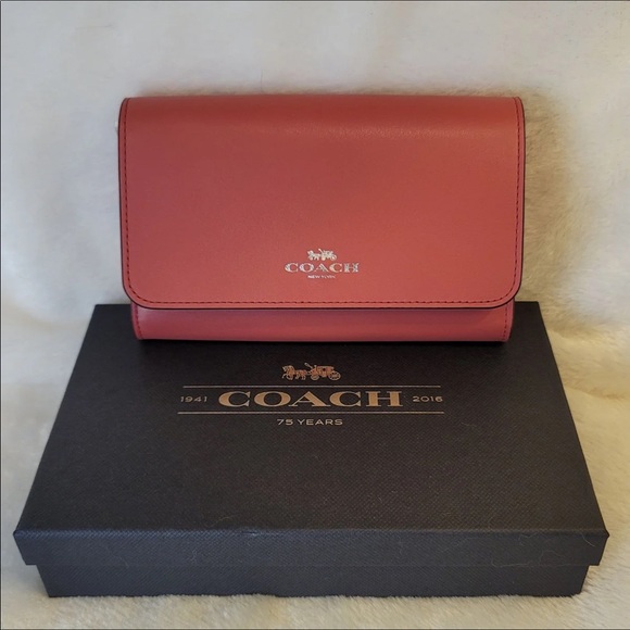 Coach Handbags - ✨Peony Phone Wristlet/Wallet✨